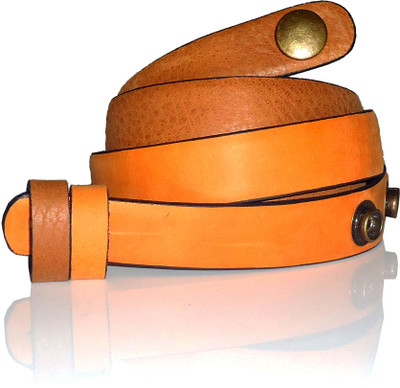 

Dhruva Women Casual Tan Genuine Leather Belt, Wrap belt (tan)