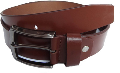 

eXcorio Men Semi-formal Brown Genuine Leather Belt
