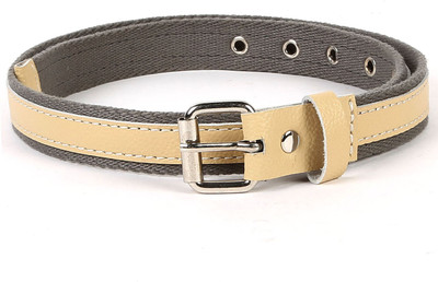 

Bluth Women Casual Grey Canvas Belt