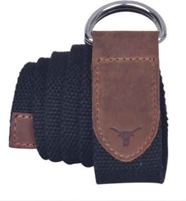 

Hidekraft Men Casual Black Canvas Belt