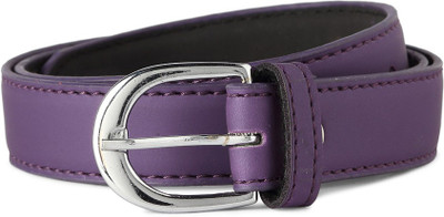 

People Women Purple Genuine Leather Belt