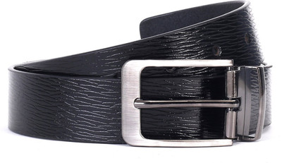 

WildHorn Men Casual Black Genuine Leather Belt
