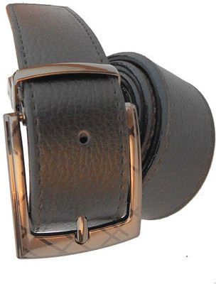 

AmahapGlamourDaze Men Formal Black Artificial Leather Belt
