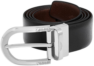 

Park Avenue Men Black Genuine Leather Belt