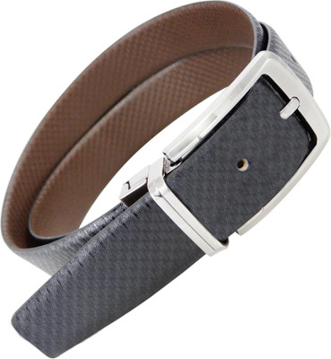 

Midas Men Formal Black, Brown Genuine Leather Reversible Belt