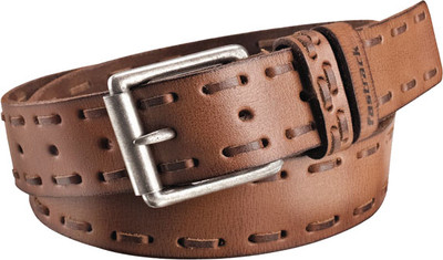 

Fastrack Men Casual Brown Metal, Genuine Leather Belt