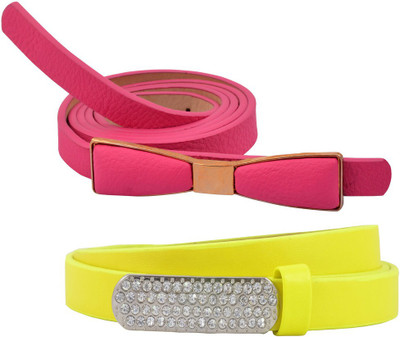 

Antiformal Women Casual, Party Multicolor Artificial Leather Belt
