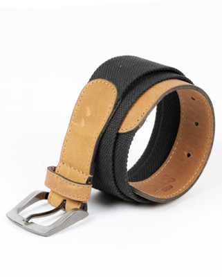 

Basics Men Black Fabric Belt