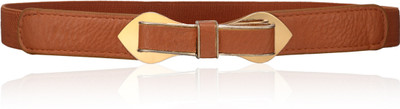 

Calvino Girls Casual, Evening/Party Brown Artificial Leather Belt