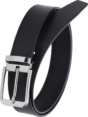 

Hornbull Men Formal Black Genuine Leather Belt