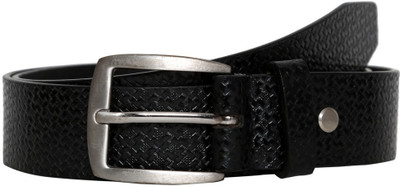 

Porus Club Men Black Genuine Leather Belt
