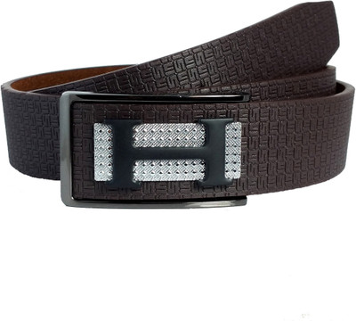 

Ammvi Creations Men Casual Brown Artificial Leather Belt