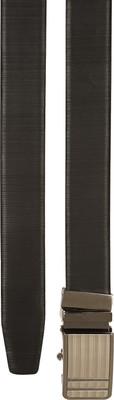 

Teakwood Men Casual Black Genuine Leather Reversible Belt