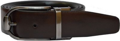 

Dennison Men Evening, Formal Brown, Black Genuine Leather Reversible Belt, Black;brown