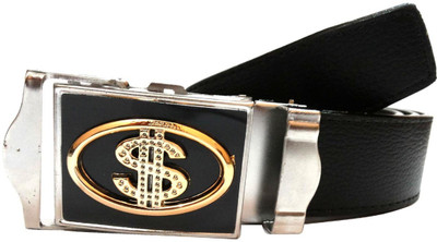 

Mode Boys Casual, Formal Black Genuine Leather Belt, Black-149