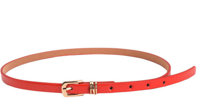 

Tiekart Women Casual Red Synthetic Belt