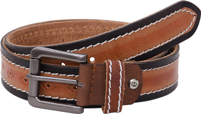 

Hornbull Men Casual Black Genuine Leather Belt