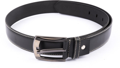

Pacific Gold Men Casual Black Synthetic Belt
