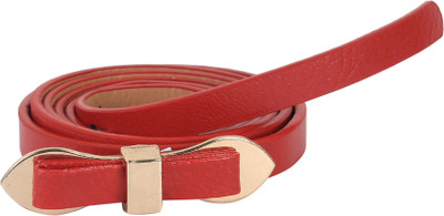 

Alvaro Women Casual Red Artificial Leather Belt