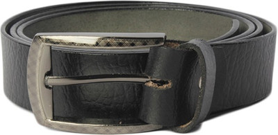 

Haster Men Formal Black Genuine Leather Belt
