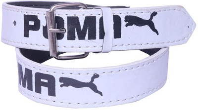 

OODI Men White Artificial Leather Belt
