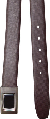 

Pacific Gold Men Formal Black Artificial Leather Reversible Belt, Black;brown