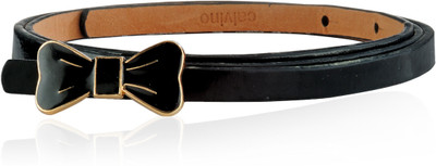 

Calvino Girls Casual, Evening/Party Black Artificial Leather Belt