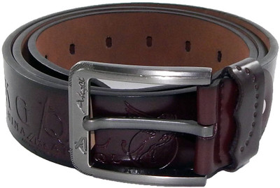 

Els Men Brown Synthetic Belt, Brown-36