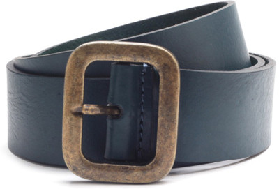 

United Colors of Benetton Men Blue Genuine Leather Belt, 901