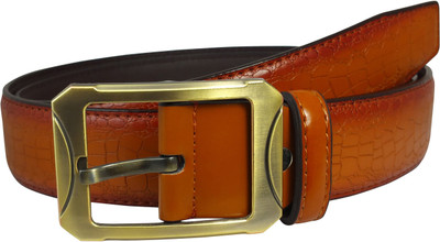 

Ammvi Creations Men Casual Brown Artificial Leather Belt