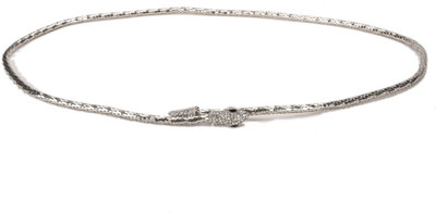 

Tiekart Women Casual Silver Metal Belt