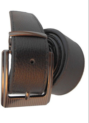 

AmahapGlamourDaze Men Formal Black Artificial Leather Belt