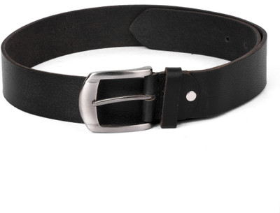 

Buckle Up Men Black Genuine Leather Belt
