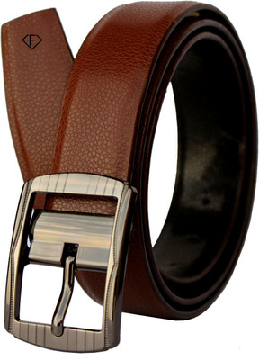 

Fashius Men Brown Artificial Leather Belt, Brown-01