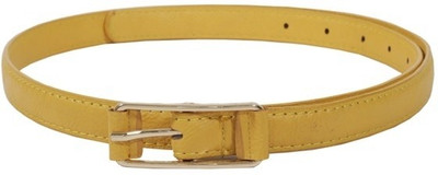

Lino Perros Women Casual Yellow Artificial Leather Belt