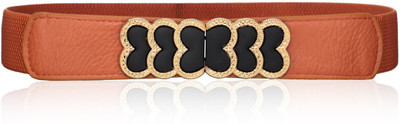 

Calvino Girls Casual, Evening/Party Brown Artificial Leather Belt