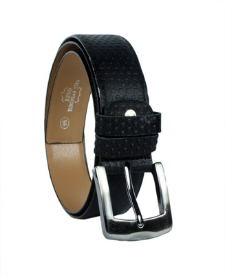 

Revo Men Formal Black Genuine Leather Belt