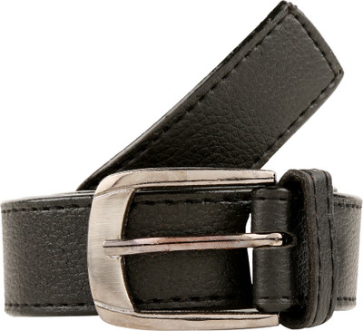 

Variksh Men Casual Black Artificial Leather Belt