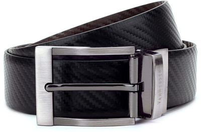 

Van Heusen Men Black, Brown Metal Reversible Belt