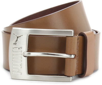 

Puma Men Tan Metal Belt