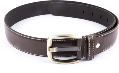 

Leather Hub Men Formal Brown Synthetic Belt
