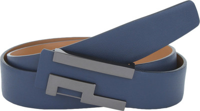 

Alvaro Men Casual Blue Genuine Leather Belt