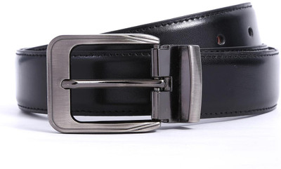 

Bluth Men Formal Black Artificial Leather Belt