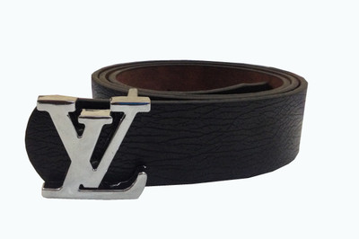 

MSELACTOS Boys Black Artificial Leather Belt