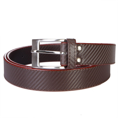 

Royal County Of Berkshire Polo Club Men Casual Brown Texas Leatherite Belt, Brown-02