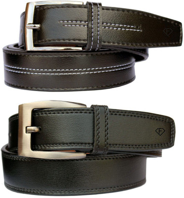 

Fashius Men Black Artificial Leather Belt, Black-01