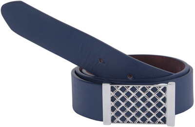 

Alpha Man Men Casual, Formal Blue Artificial Leather Belt, Blue-28