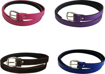 

Verceys Girls Casual Pink, Purple, Brown, Blue Artificial Leather Belt, Blue;brown;pink;purple