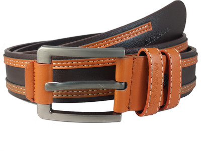 

Ammvi Creations Men Casual Brown Artificial Leather Belt