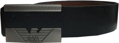 

MSELACTOS Boys Casual, Party, Formal, Evening Black Artificial Leather Belt